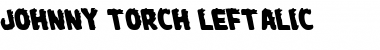 Download Johnny Torch Leftalic Italic Font Title Preview