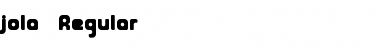 Download jola Regular Font Title Preview