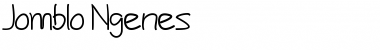 Download Jomblo Ngenes Regular Font Title Preview