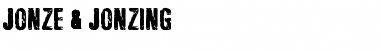 Download Jonze & Jonzing Regular Font Title Preview