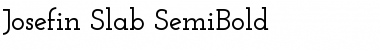 Download Josefin Slab SemiBold Font Title Preview
