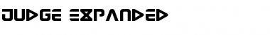 Download Judge Expanded Expanded Font Title Preview