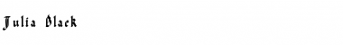 Download Julia Black Medium Font Title Preview