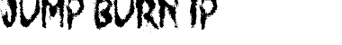 Download JUMP BURN IP Regular Font Title Preview