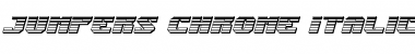 Download Jumpers Chrome Italic Italic Font Title Preview