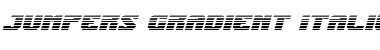 Download Jumpers Gradient Italic Italic Font Title Preview