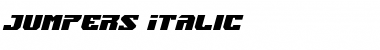 Download Jumpers Italic Italic Font Title Preview