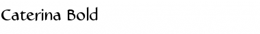 Download Caterina Bold Font Title Preview