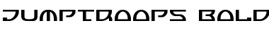 Download Jumptroops Bold Bold Font Title Preview