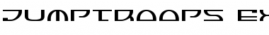 Download Jumptroops Expanded Expanded Font Title Preview