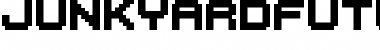 Download JunkyardFuturePix Regular Font Title Preview