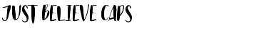 Download Just Believe Caps Regular Font Title Preview