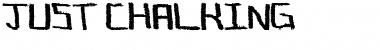 Download Just Chalking Regular Font Title Preview