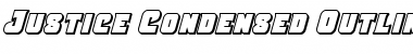 Download Justice Condensed Outline Condensed Outline Font Title Preview