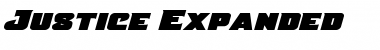 Download Justice Expanded Expanded Font Title Preview