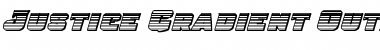Download Justice Gradient Outline Outline Font Title Preview
