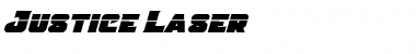 Download Justice Laser Regular Font Title Preview