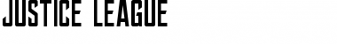 Download JUSTICE LEAGUE Regular Font Title Preview