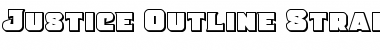 Download Justice Outline Straight Outline Font Title Preview