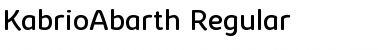 Download Kabrio Abarth Regular Font