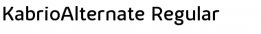 Download Kabrio Alternate Regular Font
