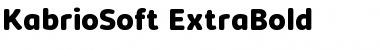 Download Kabrio Soft ExtraBold Font