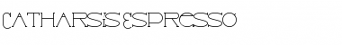 Download Catharsis Espresso Regular Font Title Preview