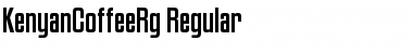Download Kenyan Coffee Regular Font Title Preview