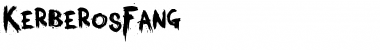 Download Kerberos Fang Regular Font Title Preview