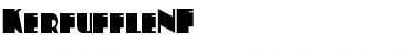 Download Kerfuffle NF Regular Font Title Preview