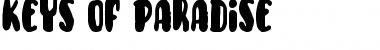 Download Keys of Paradise Regular Font Title Preview