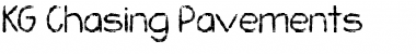 Download KG Chasing Pavements Regular Font Title Preview