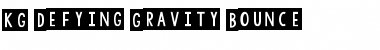 Download KG Defying Gravity Bounce Regular Font Title Preview