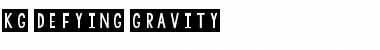 Download KG Defying Gravity Regular Font Title Preview