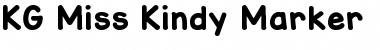 Download KG Miss Kindy Marker Regular Font Title Preview