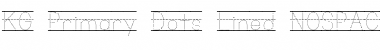 Download KG Primary Dots Lined NOSPACE Font