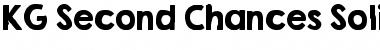 Download KG Second Chances Solid Regular Font Title Preview