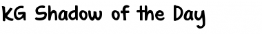Download KG Shadow of the Day Font