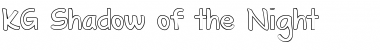 Download KG Shadow of the Night Regular Font Title Preview