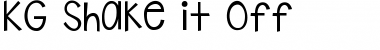 Download KG Shake it Off Regular Font Title Preview
