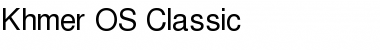 Download Khmer OS Classic Regular Font Title Preview