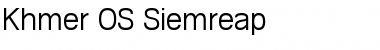 Download Khmer OS Siemreap Regular Font Title Preview