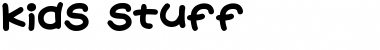 Download Kids Stuff Regular Font Title Preview
