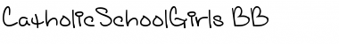 Download CatholicSchoolGirls BB Regular Font Title Preview
