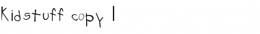 Download Kidstuff Regular Font Title Preview