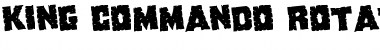 Download King Commando Rotate Regular Font Title Preview
