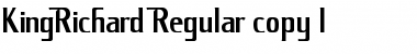 Download King Richard Regular Font Title Preview