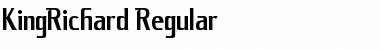 Download King Richard Regular Font Title Preview