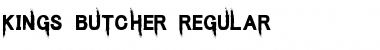 Download Kings Butcher Regular Font Title Preview