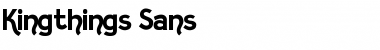 Download Kingthings Sans Regular Font Title Preview